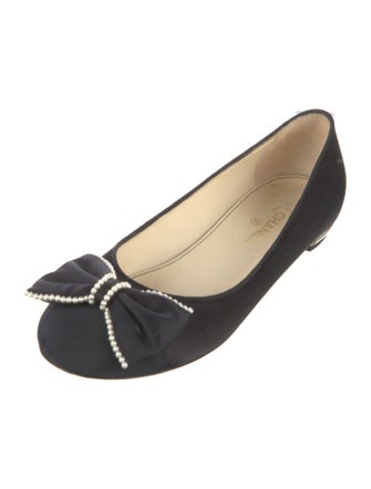 Chanel 2016 Interlocking CC Logo Ballet Flats