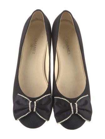 Chanel 2016 Interlocking CC Logo Ballet Flats