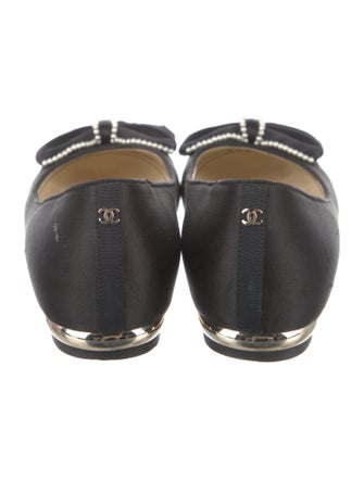 Chanel 2016 Interlocking CC Logo Ballet Flats