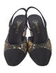Chanel 2024 Interlocking CC Logo Slingback Pumps