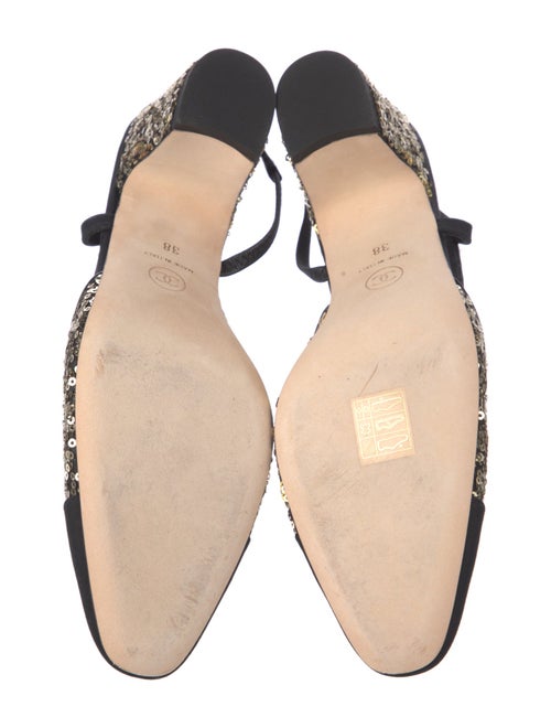 Chanel 2024 Interlocking CC Logo Slingback Pumps