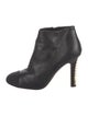 Chanel Interlocking CC Logo Leather Boots