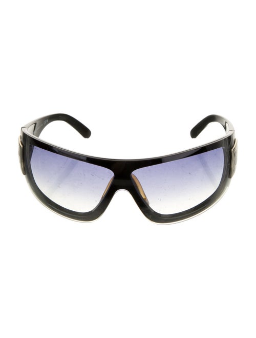 Chanel Interlocking CC Logo Shield Sunglasses