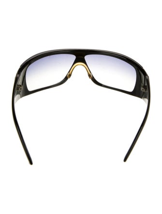 Chanel Interlocking CC Logo Shield Sunglasses