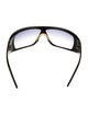 Chanel Interlocking CC Logo Shield Sunglasses