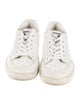 Chanel Interlocking CC Logo Leather Sneakers