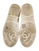 Chanel Interlocking CC Logo Leather Sneakers