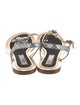 Chanel 2018 Interlocking CC Logo T-Strap Sandals