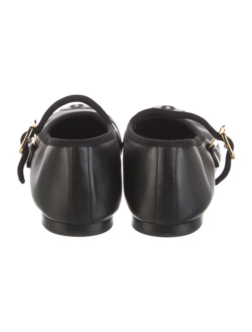 Chanel 2024 Interlocking CC Logo Mary Jane Flats