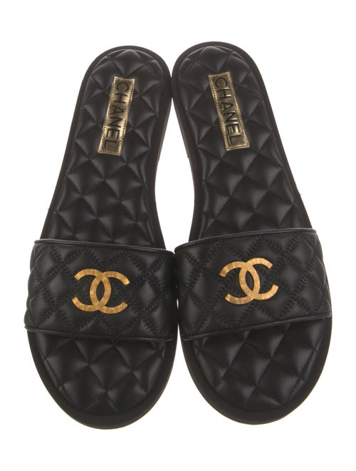 Chanel 2023 Interlocking CC Logo Slides