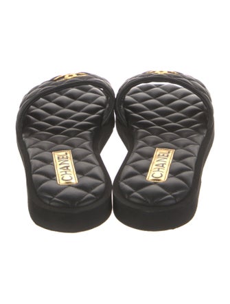 Chanel 2023 Interlocking CC Logo Slides