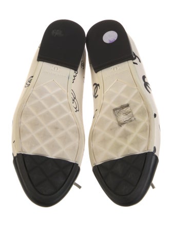 Chanel 2023 Interlocking CC Logo Ballet Flats