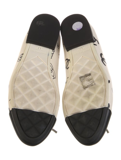 Chanel 2023 Interlocking CC Logo Ballet Flats