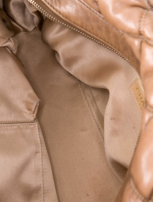 Chanel Quilted Lambskin Bubble Quilt Bowler