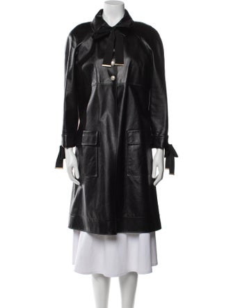 Chanel 2017 Leather Trench Coat
