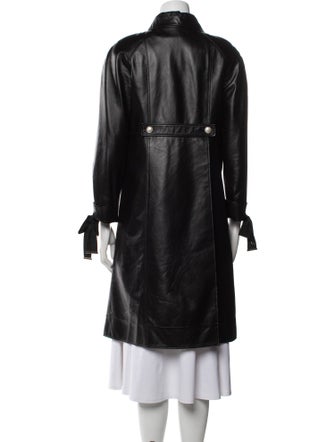 Chanel 2017 Leather Trench Coat