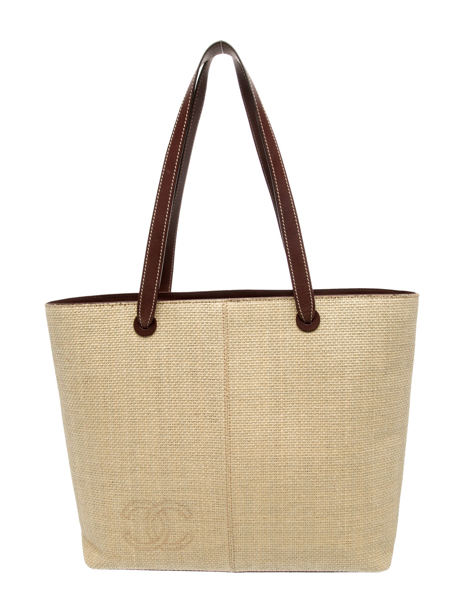 Chanel Raffia CC Tote