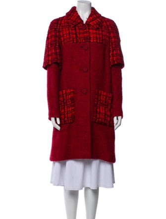 Chanel 2016 Houndstooth Print Coat