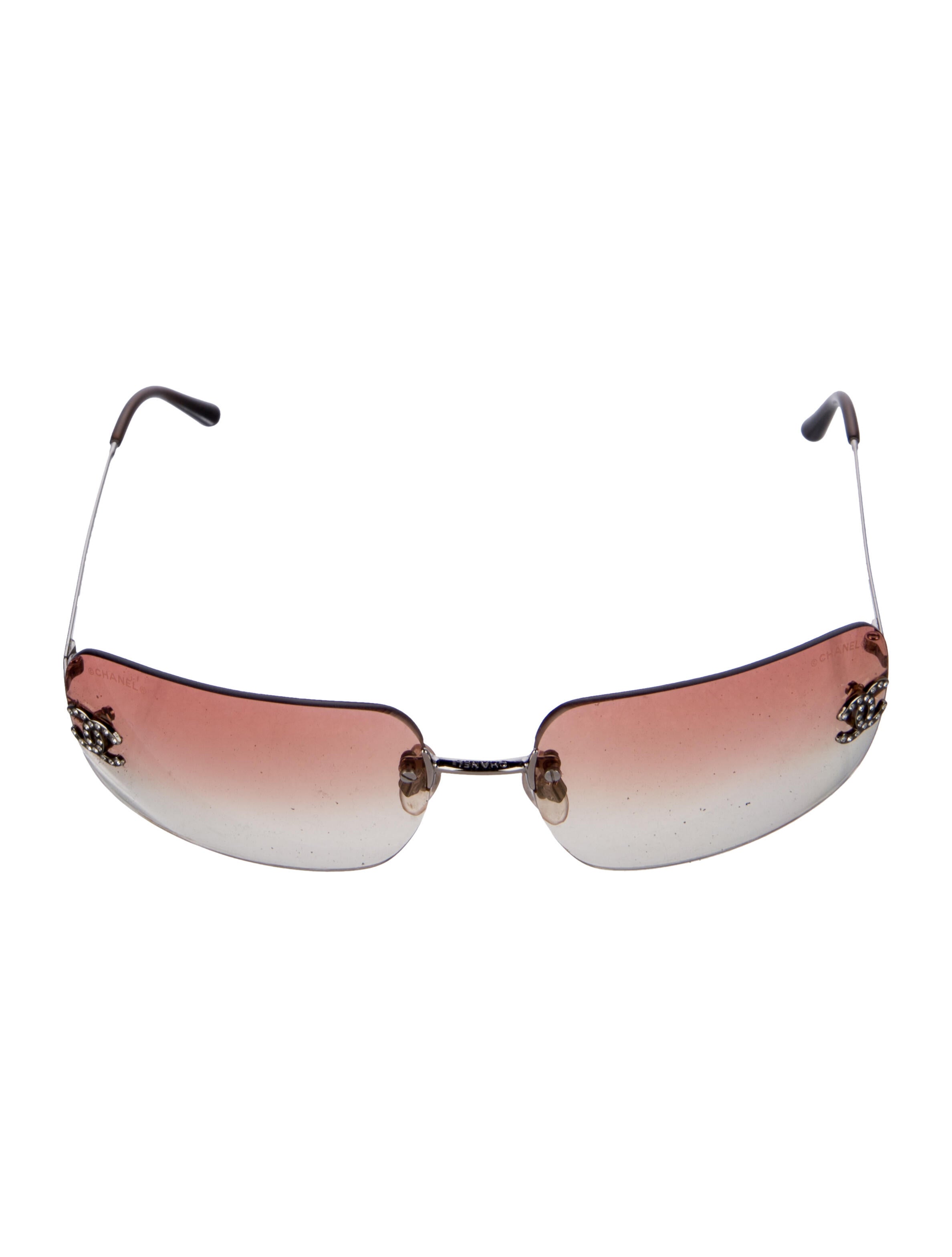 Chanel Vintage Interlocking CC Logo Sunglasses