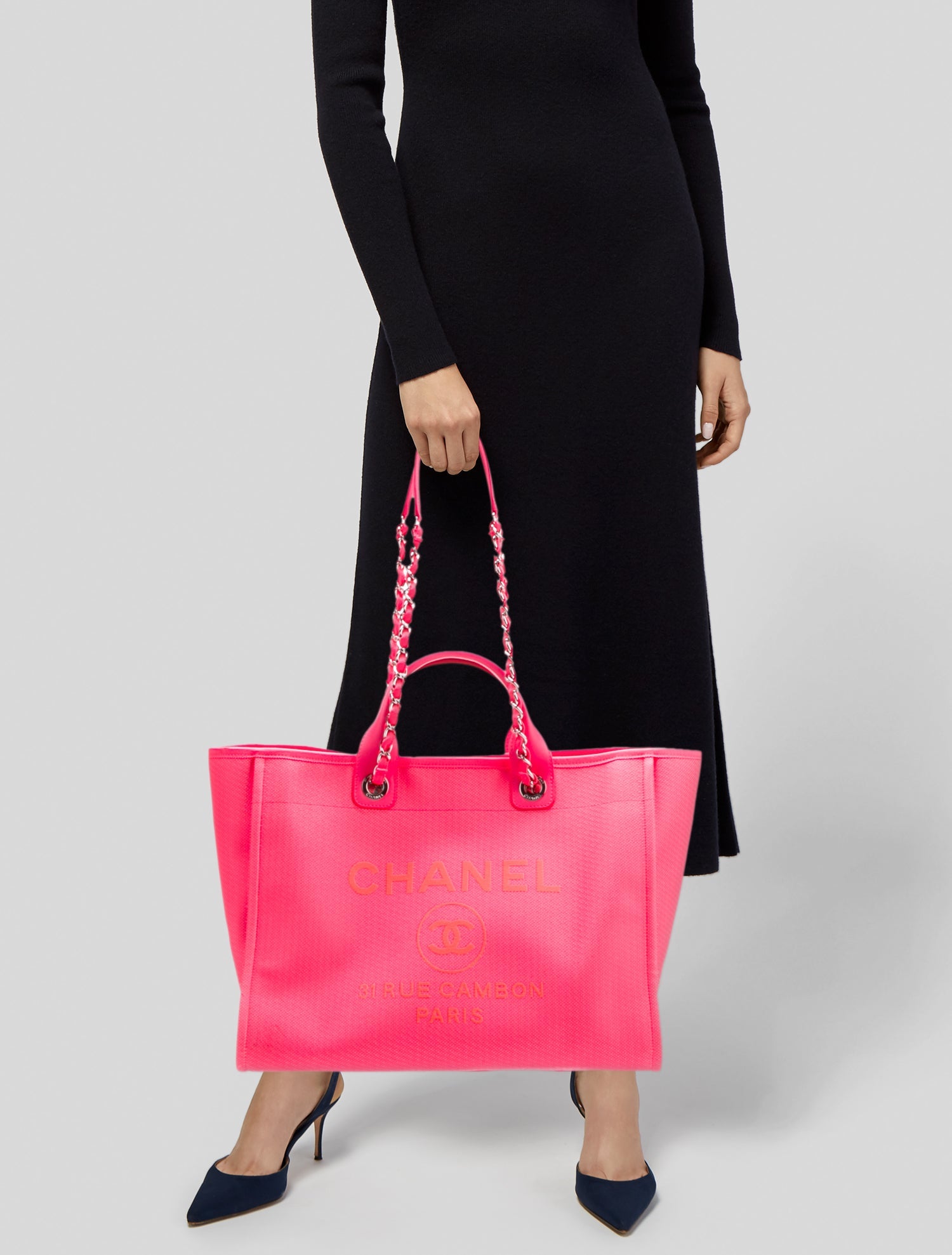 Chanel Medium Deauville Shopping Tote