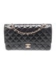 Chanel Quilted Glitter Medium Double Flap Bag