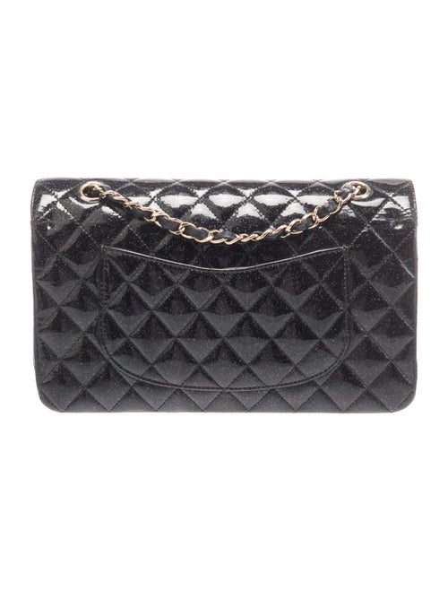 Chanel Quilted Glitter Medium Double Flap Bag