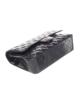 Chanel Quilted Glitter Medium Double Flap Bag