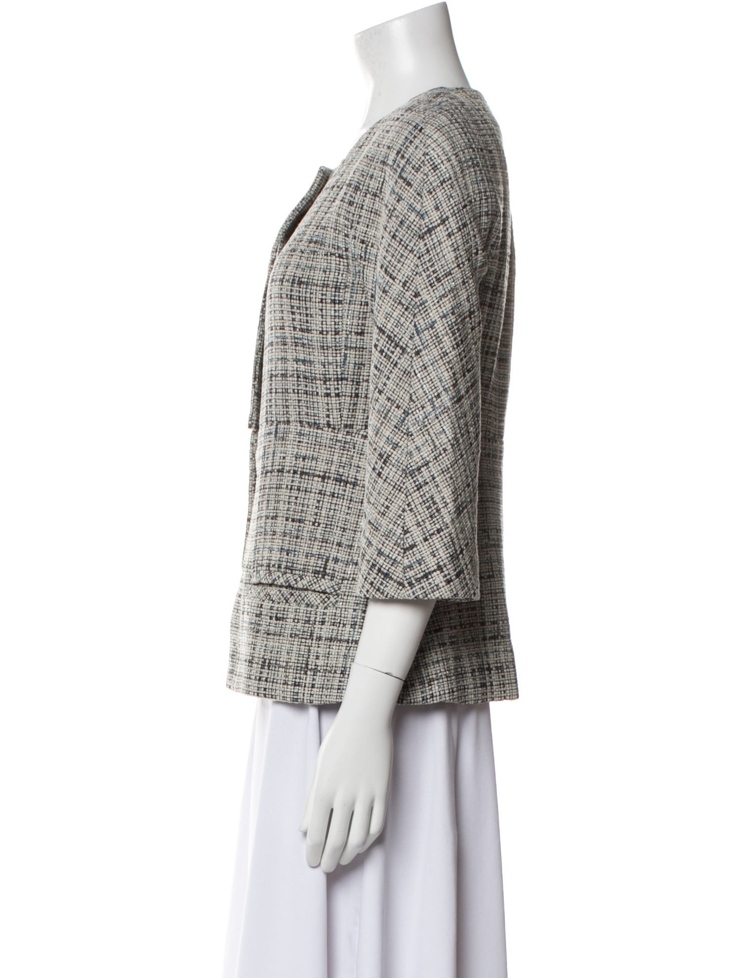 Chanel Tweed Pattern Evening Jacket
