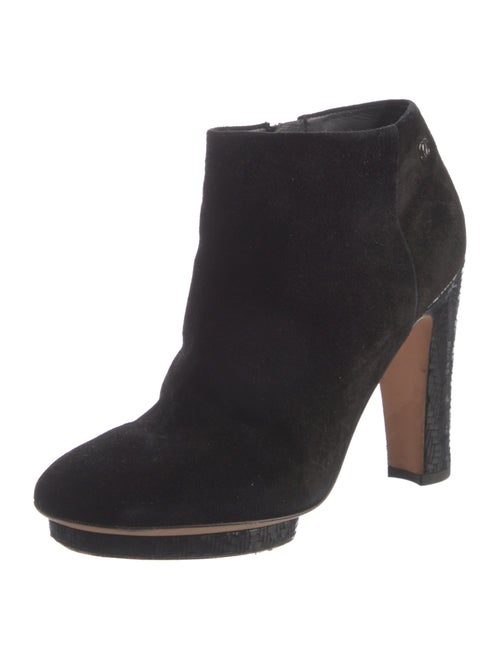 Chanel 2014 Interlocking CC Logo Boots