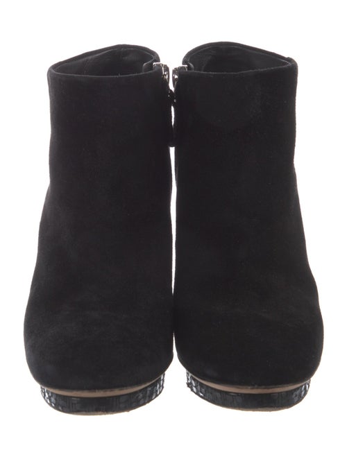 Chanel 2014 Interlocking CC Logo Boots