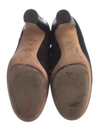 Chanel 2014 Interlocking CC Logo Boots