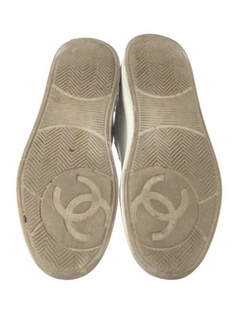 Chanel Interlocking CC Logo Calfskin Sneakers