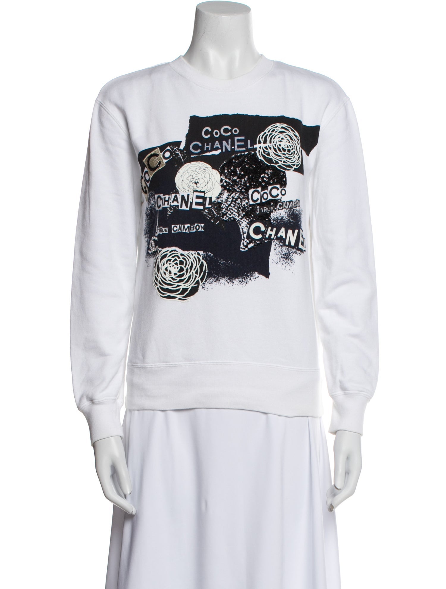Chanel 2020 Graphic Print Sweatshirt