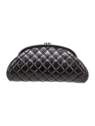 Chanel Timeless Quilted Clutch