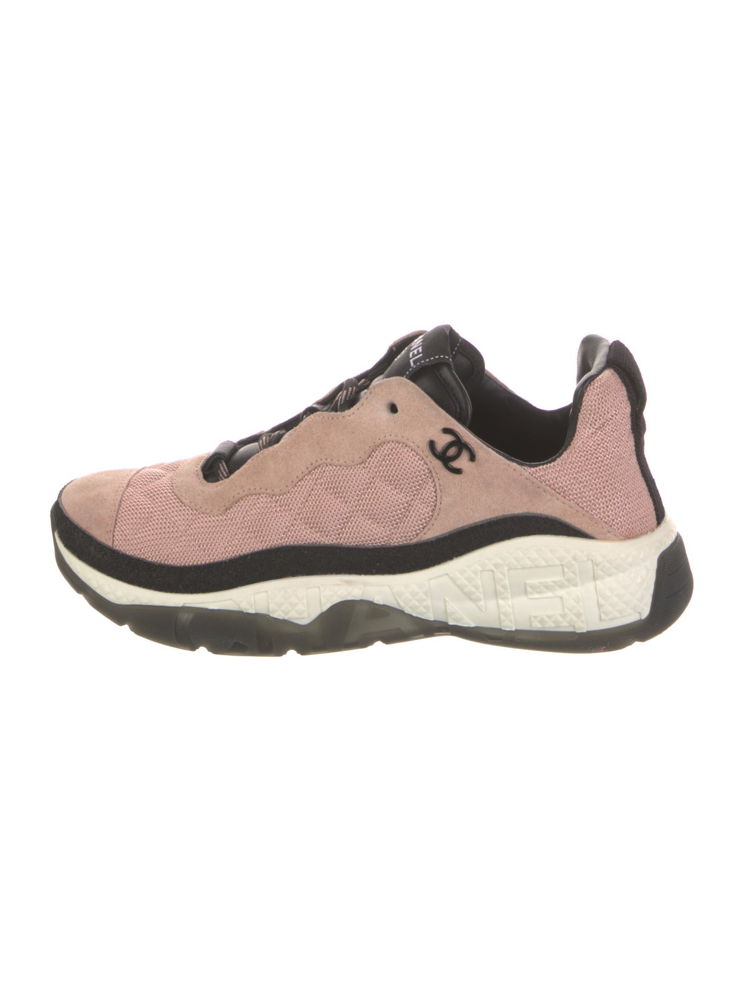 Chanel Interlocking CC Logo Mesh Sneakers