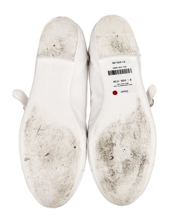 Chanel 2024 Interlocking CC Logo Mary Jane Flats