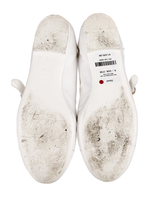 Chanel 2024 Interlocking CC Logo Mary Jane Flats