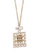 Chanel 2024 Strass CC Pendant Necklace
