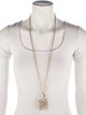 Chanel 2024 Strass CC Pendant Necklace