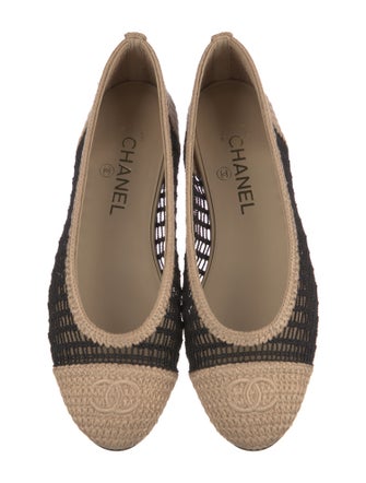 Chanel 2025 Interlocking CC Logo Flats