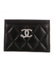 Chanel 2024 Interlocking CC Logo Card Holder