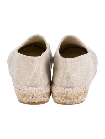 Chanel Interlocking CC Logo Canvas Espadrilles