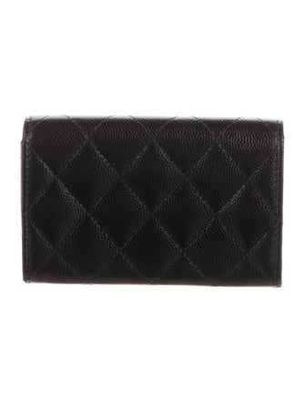 Chanel 2023 Interlocking CC Logo Trifold Wallet