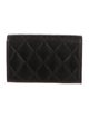 Chanel 2023 Interlocking CC Logo Trifold Wallet
