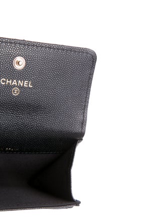 Chanel 2023 Interlocking CC Logo Trifold Wallet