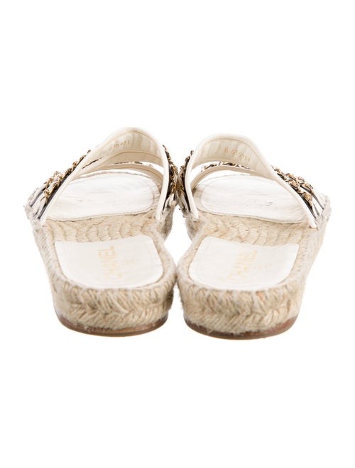 Chanel 2020 Chain-Link Accent Espadrilles