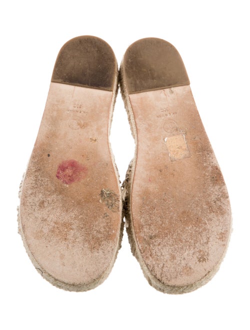 Chanel 2020 Chain-Link Accent Espadrilles