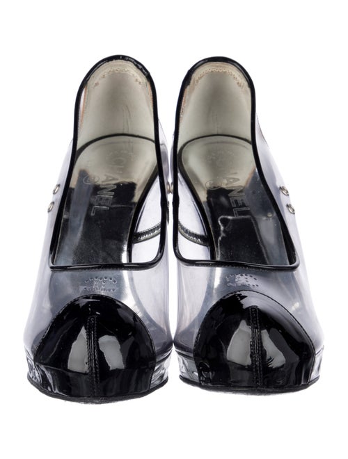 Chanel Interlocking CC Logo PVC Pumps