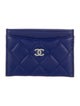 Chanel 2023 Quilted Pattern Card Holder