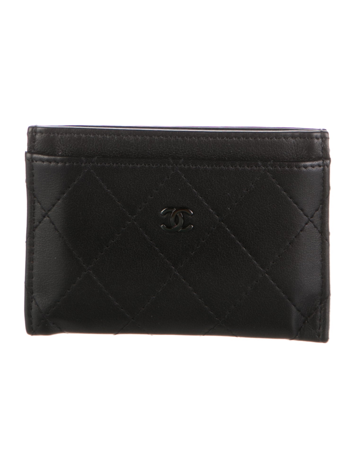 Chanel Card Holder Interlocking CC Logo Card Holder